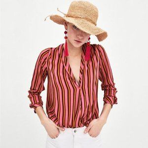 Zara Striped Blouse